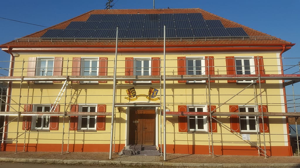 Fassadensanierung eines Gebäudes in Memmingen